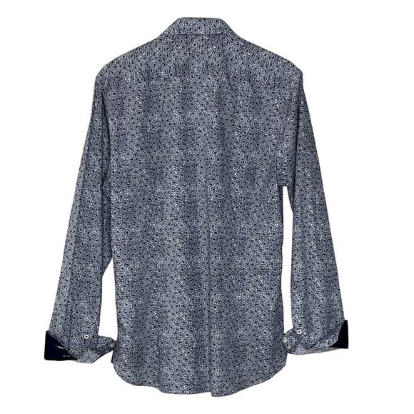 TED BAKER LONDON SLIM FIT FLORAL PRINT DRESS SHIRT SIZE 15.5 - Picture 2 of 7